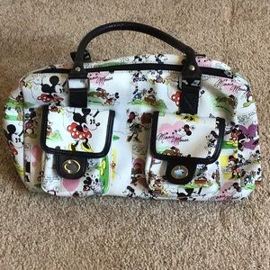 Mickey and Minnie Mouse Comic Handbag